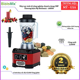 Mua Máy xay sinh tố công nghiệp Biolomix mã A8800  Công suất 3HP  2200W- Dung tích 2Lít - Hàng nhập khẩu chính hãng