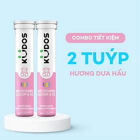 Thực phẩm bảo vệ sức khỏe KUDOS KIDS MULTIVITAMINS PLUS  CALCIUM & D3 (20 viên/tuýp)