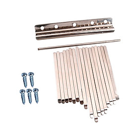 Steel Keys for 17 Note African Mbira Kalimba Thumb Piano Finger Percussion