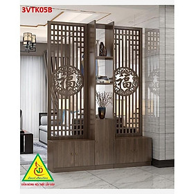 Mua Vách ngăn phòng khách nhà bếp  Tủ kệ vách ngăn phòng 3VTK05B - Nội thất lắp ráp Viễn Đông ADV