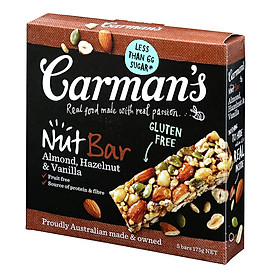 Bánh Ngũ Cốc Hạt Phỉ & Vani Carman'S 175G