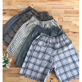 Quần đùi thể thao nam, Combo 5 Quần Short Nam Caro Chất Cotton Đẹp - Hàng xuất khẩu