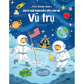 First Sticker Book - Sách Dán Hình Đầu Đời Cho Bé - Vũ Trụ