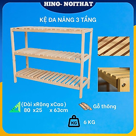 Mua Kệ giày dép  kệ đa năng  3 tầng  decor trang trí nhà cửa