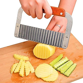 Mua Dụng cụ cắt tạo sóng rau củ inox - 18x11.5cm 147g
