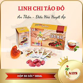 Nước Linh Chi Táo Đỏ Premium Hàn Quốc Daedong ( Hộp 80ml x 30 gói)