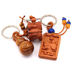 Bộ 3 móc chìa khóa 12 con giáp tuổi hợi BBMH6