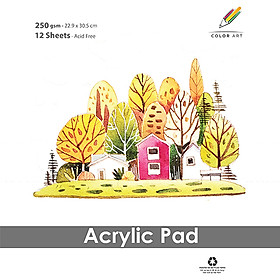 Tập Giấy Vẽ A4 Acrylic Pad