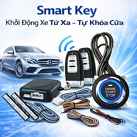 Mua Bộ Smartkey Ô Tô Cao Cấp PKE – Đề Nổ Từ Xa  Tự Động Khóa Mở Cửa Xe Tiện Lợi