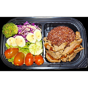 Cơm Gạo Lứt Bò Sốt Teriyaki