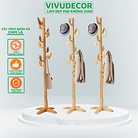 Mua Cây treo quần áo VIVUDECOR CT14 100% gỗ tự nhiên