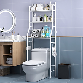 Kệ Bồn Cầu Toilet 3 Tầng Để Đồ Nhà Vệ Sinh, Nhà Tắm Đa Năng Tiện Lợi