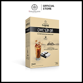 Trung Nguyên Legend - Cà phê hoà tan rang xay 3in1 Cafe sữa đá - Hộp 9 gói x 25gr