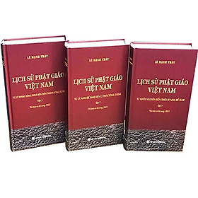 Sách - Lịch Sử Phật Giáo Việt Nam Bộ 3 Tập - Bìa Cứng - Lê Mạnh Thát - Chính Thông Book