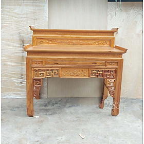 Mua Bàn thờ 2 tầng - án gian gỗ gõ đỏ mẫu triện sen
