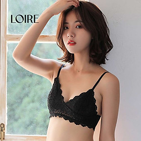 Áo Bralette Ren Sexy Thoáng Mát  Đệm Liền  LOIRECHIC BRR03