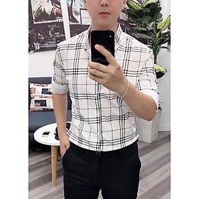 Áo sơ mi nam tay dài sọc kẻ cực lịch lãm