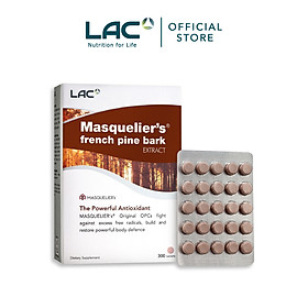VIÊN UỐNG CHỐNG OXY HÓA LAC MASQUELIER CHIẾT XUẤT VỎ THÔNG PHÁP (300 VIÊN)