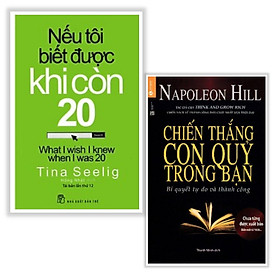 Combo sách kỹ năng hay : Nếu tôi biết khi còn 20 + Chiến thắng con quỷ trong bạn - Tặng kèm bookmark PĐ