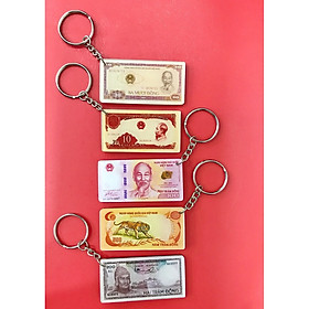 SET 6 - Combo 5 cái móc khóa như hình bằng mica làm móc khóa nhà, móc khóa xe máy xe đạp , trang trí 