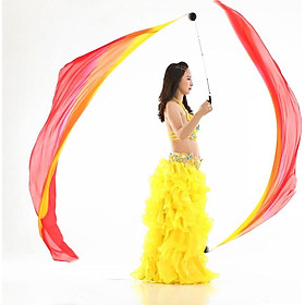 Belly Dance Silk Veil Poi Ném Balls Phụ Kiện Nhảy Múa