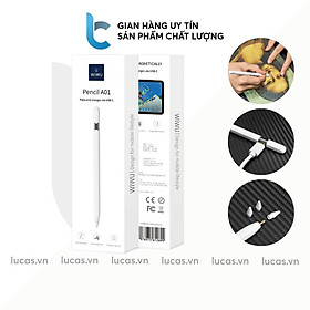 Mua Bút Cảm Ứng WiWU Stylus Pencil A01 Cảm Biến Chống Tì Đè Cho ipad 2018 Trở Lên Hỗ Trợ Sạc Magnetic Pro 11inch M1/M2 - Hàng chính hãng