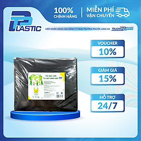 Mua Túi PP Nhựa - Túi Rác Cỡ Lớn (70x90cm) TP Plastic Dùng Cho Thùng Rác Lớn  Màu Đen/Vàng/Xanh lá