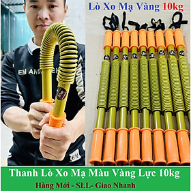 Gậy bẻ Lực10kg ,20kg,30kg,40kg 50kg tập cơ tay ngực vai cao cấp đàn hồi tốt phù hợp luyện tập thể thao tại nhà(Mạ Vàng)