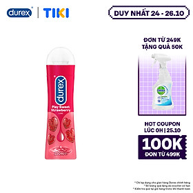 Gel bôi trơn Durex Play Strawberry 100ml