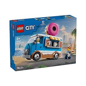 Đồ Chơi Lắp Ráp Xe Bánh Donut Di Động&nbsp;LEGO CITY 60452 (196 chi tiết)