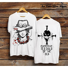 ️️Áo Thun In Hình Portgas D. Ace "Every One Is A Child Of The Sea - Áo Thun One Piece