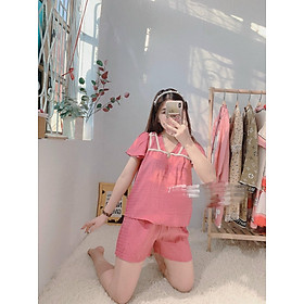 Set đồ ngủ nữ,bộ đùi trẻ trung,xinh xắn,họa tiết lạ mắt - 6