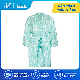 Áo choàng kimono lụa satin iBasic SW055 - Họa tiết vệt nước - SM