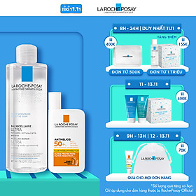 Bộ sản phẩm làm sạch và bảo vệ da toàn diện cho da nhạy cảm La Roche-Posay