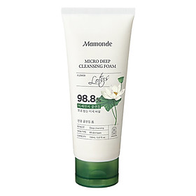 Sữa Rửa Mặt Tạo Bọt Làm Sạch Lỗ Chân Lông Và Mụn Đầu Đen Mamonde Micro Deep Cleansing Foam (150ml) 110651468