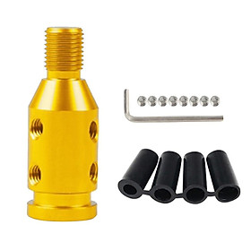 Aluminum  Knob Adapter For BMW/ Non Threaded ers Golden