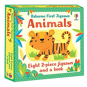 Sách thiếu nhi tiếng Anh: Usborne First Jigsaws: Animals