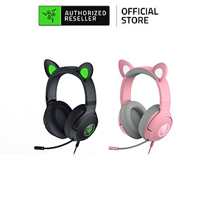 Tai nghe có dây chùm đầu Razer Kraken Kitty Edition V2 Pro-Wired RGB Headset with Interchangeable Ears (Hàng chính hãng)