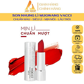 Son Lì VACCI - Lipstick Mugwang - Son Siêu Lì - Bền Màu - Không Trôi - Không Khô Môi