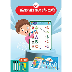 Sách tập tô - Bộ Tập Tô Vẽ Thông Minh Xoá Được cho bé từ 2 tuổi. Đồ Chơi Giáo Dục Toàn Diện Cho Bé 