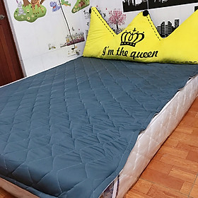 Mua Tấm Lót Ga Drap Giường Bảo Vệ Nệm Chống Thấm Nước Cho Bé Cho Người Già Gia Đình 3 Lớp Chần Bông Cao Cấp Kích Thước 1m6 và 1m8