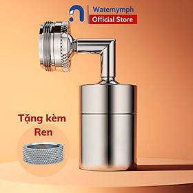 Đầu vòi nước xoay 720 độ, tiện ích, tăng áp, tạo bọt, hai chế độ tiết kiệm nước, đạt tiêu chuẩn NSF – WHO