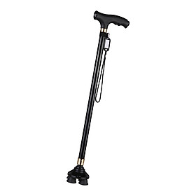 Walking Cane Thickened Stainless Steel Stable for Old People Seniors Adults