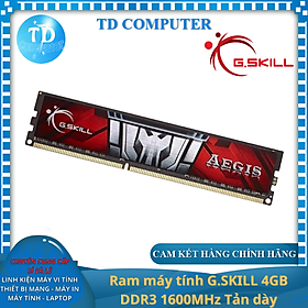 Mua Ram máy tính G.SKILL 4GB DDR3 1600MHz Tản dày - Hàng chính hãng Viết Sơn phân phối