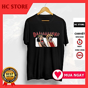 Áo thun Damn One Piece Unisex nam nữ cực chất anime manga đảo hải tặc cực HOT giá siêu rẻ