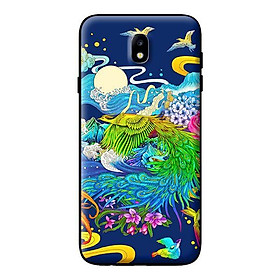 Ốp in cho Samsung Galaxy J7 Plus  Phượng Hoàng Xanh - Hàng chính hãng