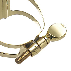 Ligature Fastener Zinc Alloy Compact Durable for Alto/ Tenor/ Soprano Sax Saxophone Rubber Mouthpiece Accessories