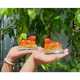 Mua CẶP TỲ HƯU HÚT TÀI VÀNG ĐỎ ĐÔ MỆNH MỘC HOẢ HỢP