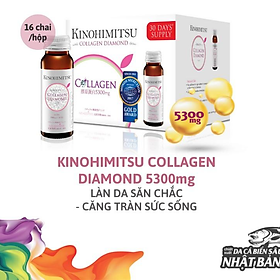 Nước Uống Đẹp Da Bổ Sung Collagen Kinohimitsu Diamond 5300 Hộp 16 chai