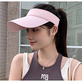 Mũ nón lưỡi trai nửa đầu phong cách Hàn mới, nón nửa đầu nữ thể thao cao cấp